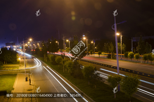 夜拍車流