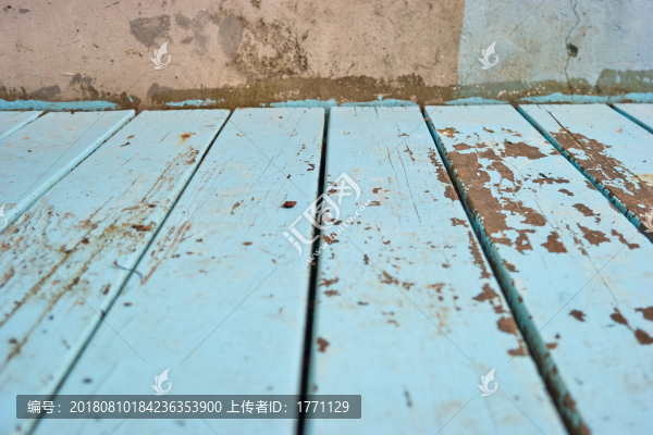 藍(lán)色木板背景