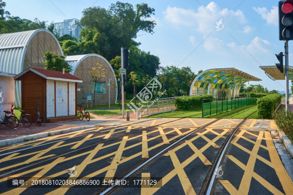 輕軌路口