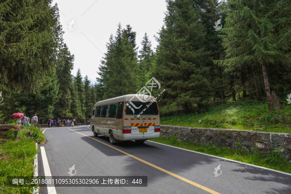 旅游景點大巴車
