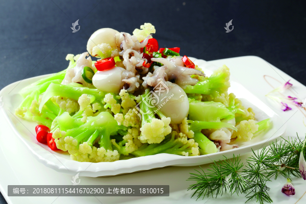 花菜墨魚仔
