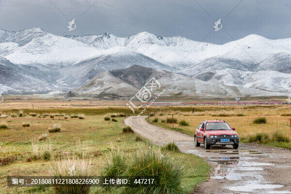 青海雪山風光
