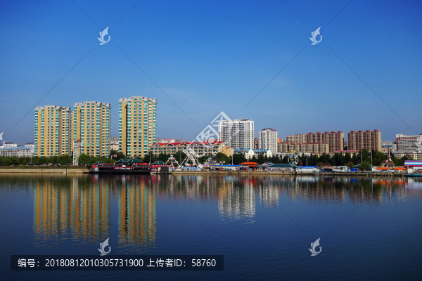 延吉布爾哈通河建筑群景觀