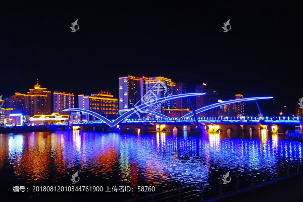 延吉大橋燈光夜景