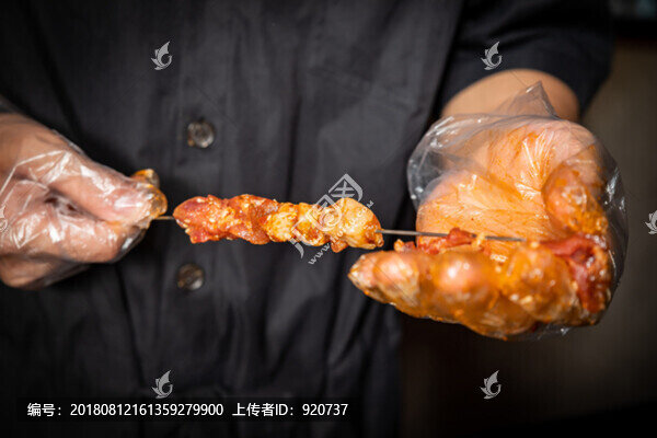 手工穿串
