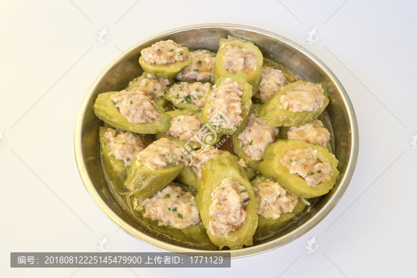 苦瓜肉餅