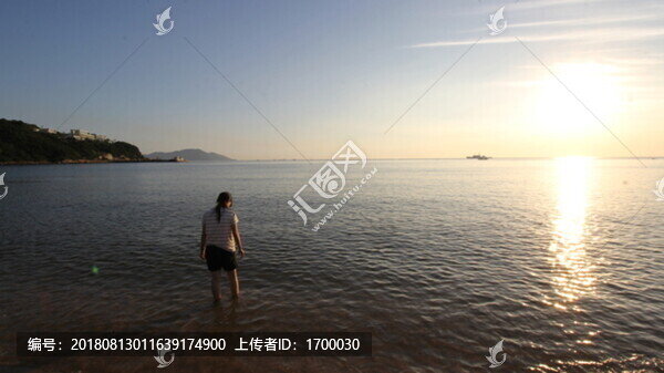 海邊日落