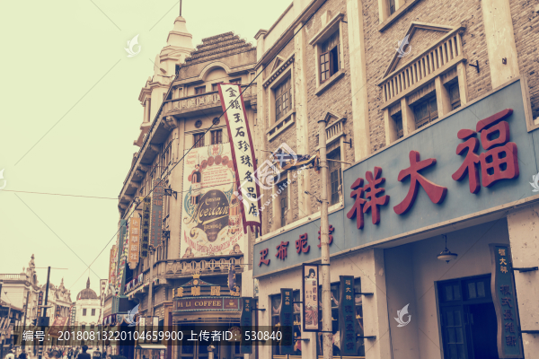 老上海民國建筑街景