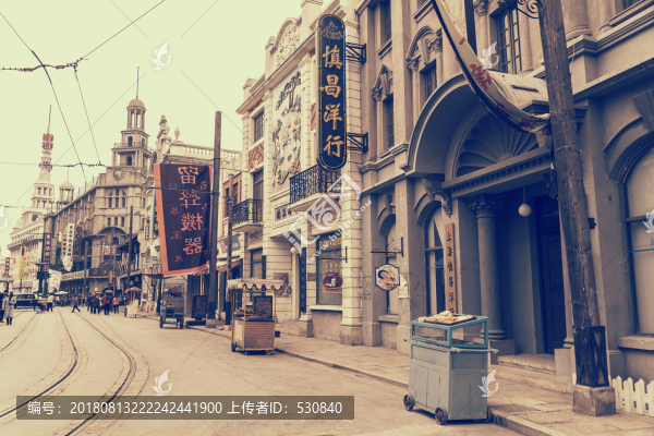 老上海民國建筑街景