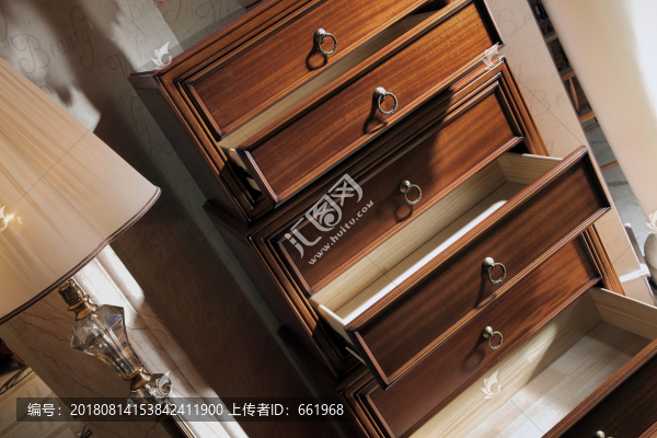 簡美實木六斗柜
