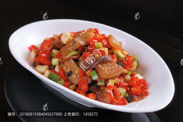 紅椒大蒜炒油渣