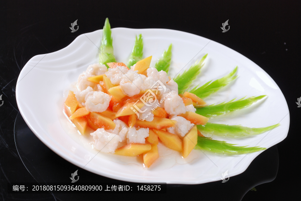 木瓜水晶蝦仁