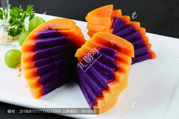 紫薯釀木瓜