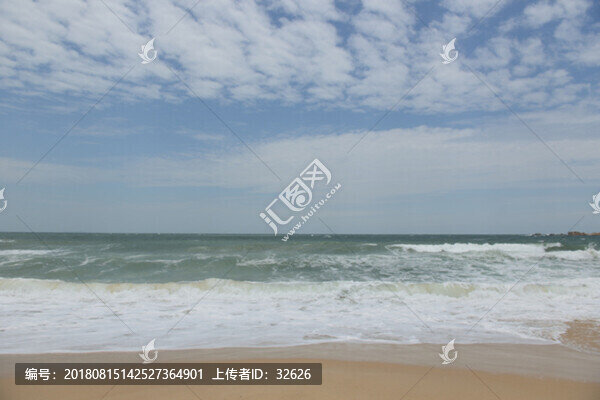 浪花沙灘