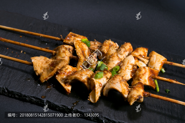 烤黃喉烤串