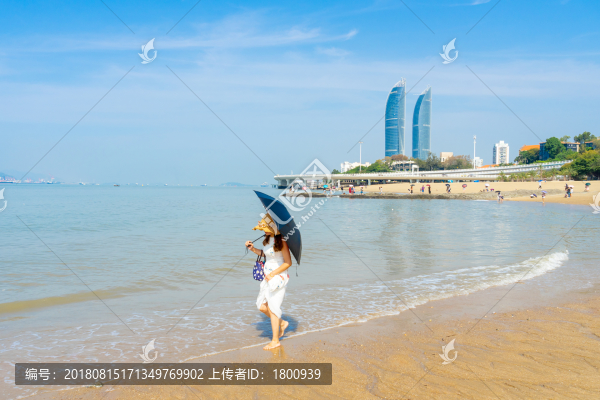 海邊漫步
