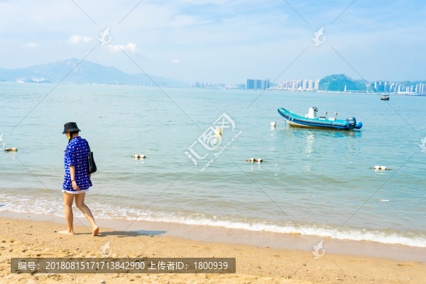 海邊漫步