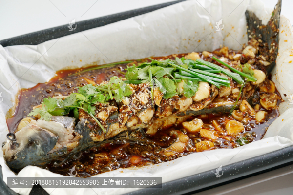 蒜香紙包魚