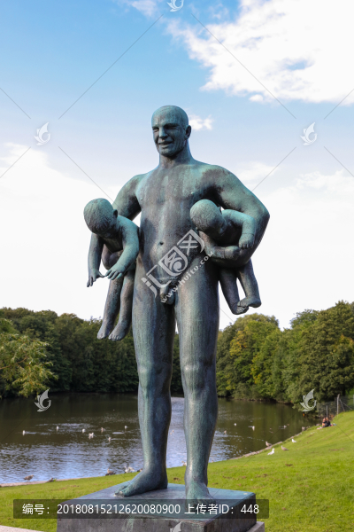 維爾蘭雕塑公園青銅人物雕塑