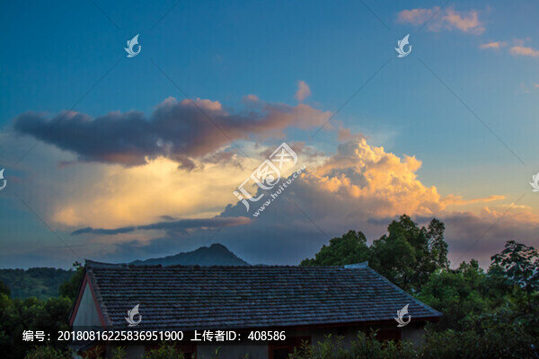 鼓山夕陽