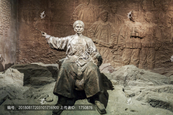 劉公島丁汝昌塑像