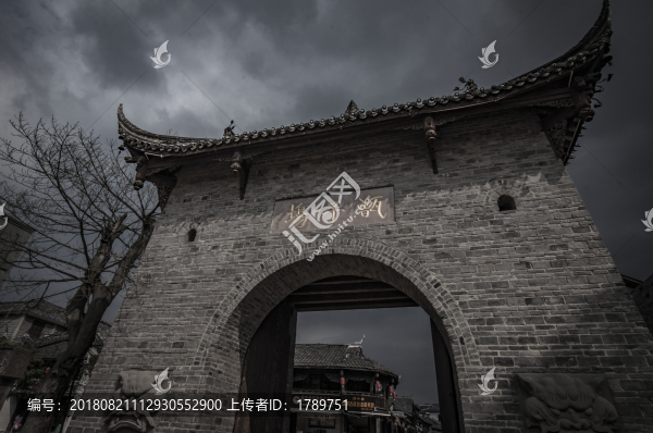 四川古鎮(zhèn)老照片