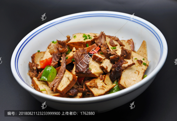 小炒豆干拆骨肉