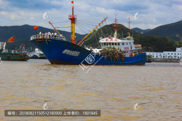 象山石浦漁港漁船