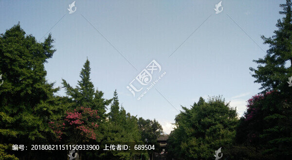藍天白云