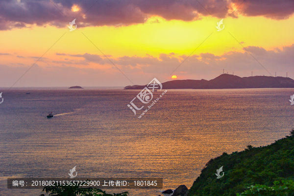 象山石浦漁港東海朝陽漁船