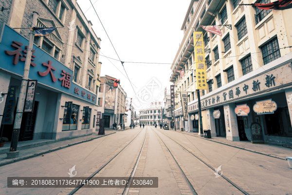 老上海街景