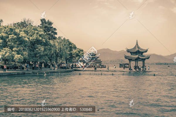 杭州西湖懷舊老照片