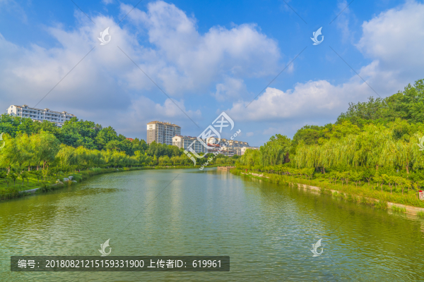 碧水藍(lán)天青州城市風(fēng)景