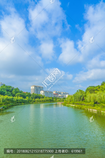 碧水藍天青州城市風(fēng)景