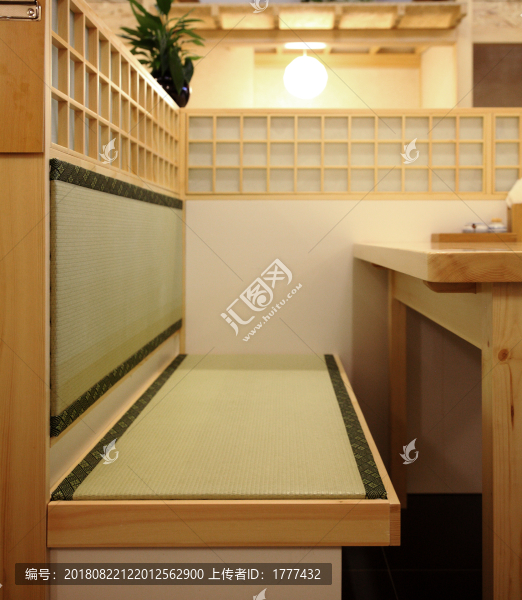 日式料理餐廳一角