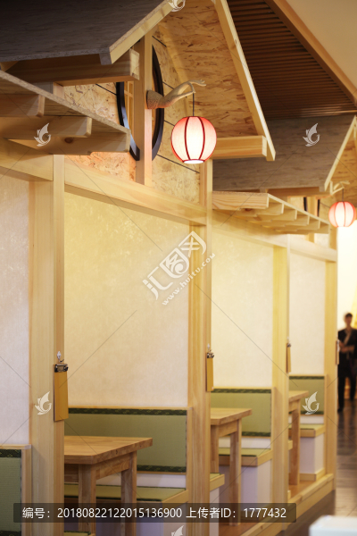 日式料理餐廳一角