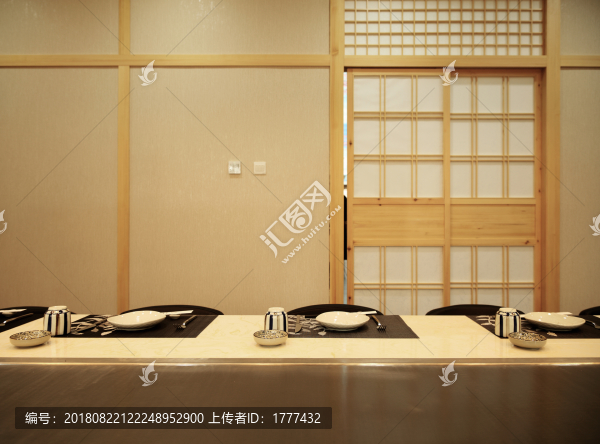 日式料理餐廳一角