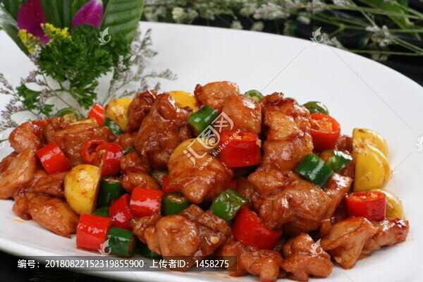 板栗醬香雞