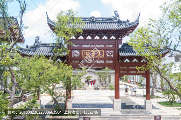 中式建筑牌坊