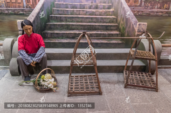 老上海賣花女