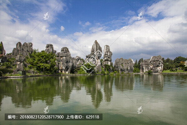 云南石林景區(qū)風(fēng)光