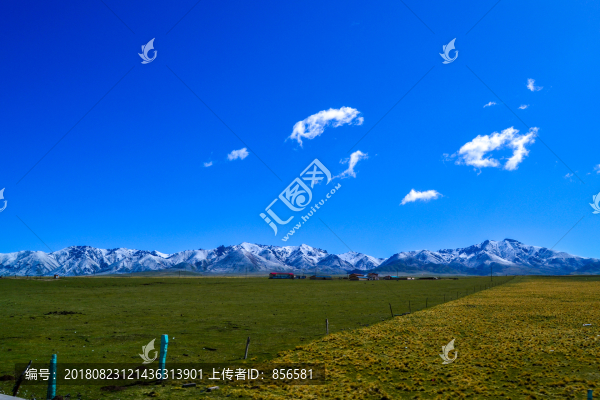 藍天白云高原