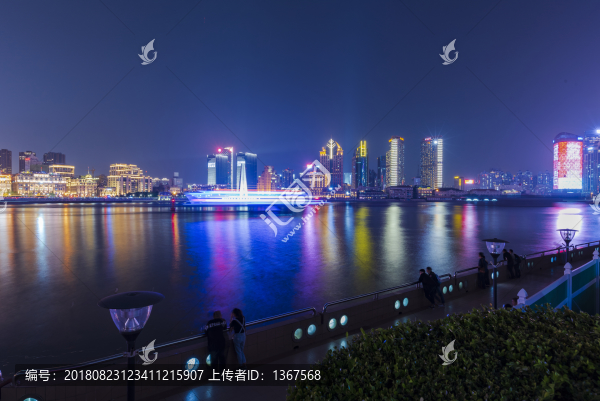 上海浦東濱江夜景