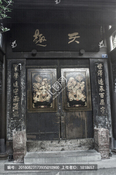 中式大門