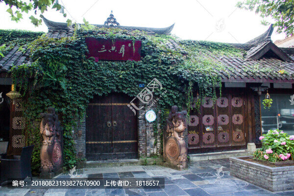 中式大門