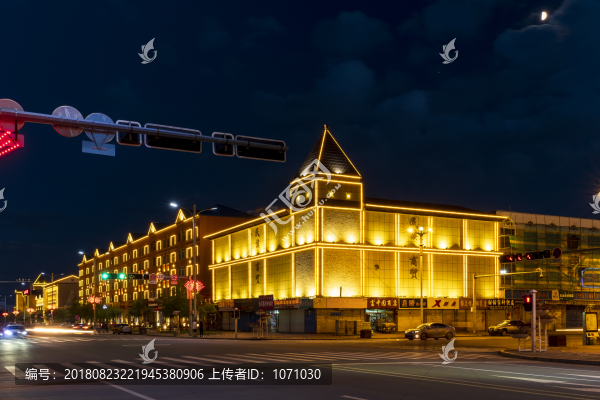 小鎮(zhèn)夜景