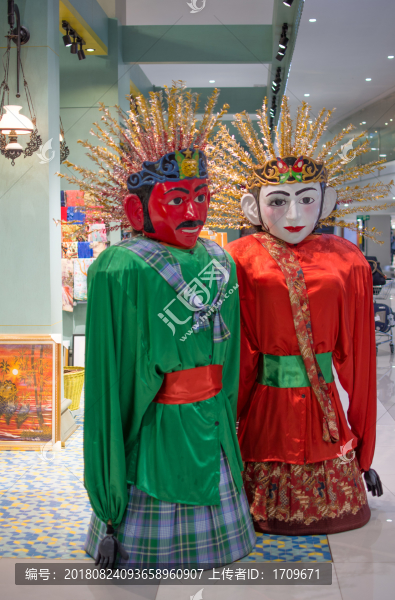 印尼人像布偶