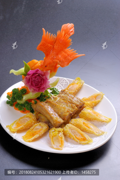 黃金卷拼蒜香骨