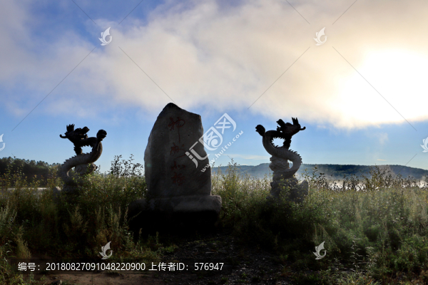 神州北極龍雕塑
