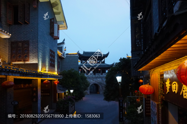 乾州古城老街城門樓
